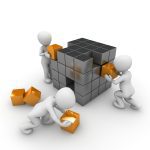 illustration representing secure data storage and GDPR